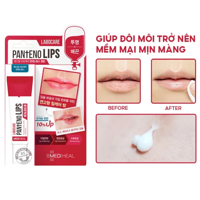 Son Dưỡng Chống Thâm Môi Mediheal Labocare Pantenolips Heal Balm 10ml