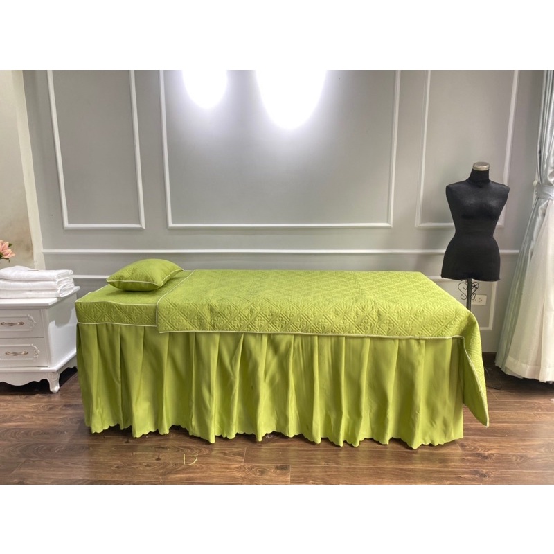 Drap / Ga poli spa, nail mi hàng đặt may theo cỡ. khách đặt hàng vui lòng inb cỡ