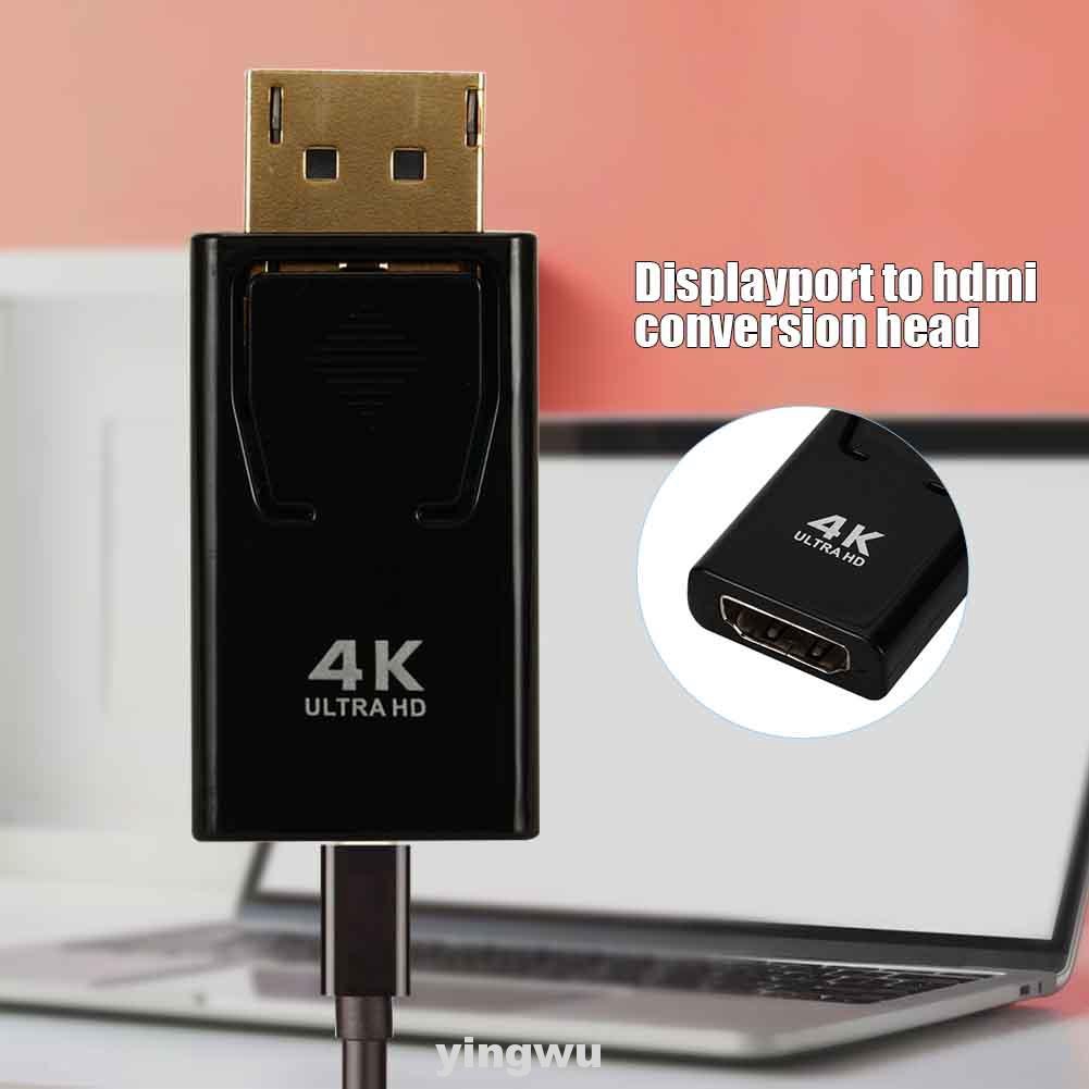 Home HD Durable High Speed Display Port No Flicker Black DP Male To HDMI Female PBS Shell Adapter Converter | WebRaoVat - webraovat.net.vn