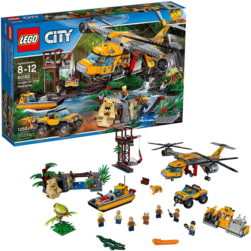 LEGO City 60162 Máy Bay Trực Thăng Vận Chuyển Rừng