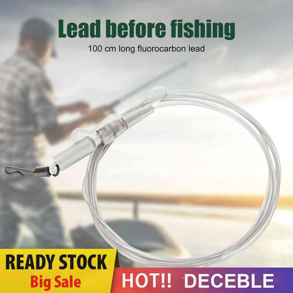Cuộn Dây Câu Cá 1m Bằng Fluorocarbon Kèm Kẹp Thay Đổi Nhanh Chóng Tiện Dụng