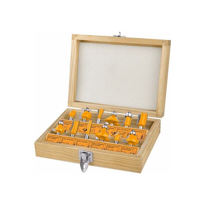 Bộ 12 mũi phay gỗ AKRT12141