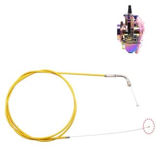 190cm throttle cable Nylon braided pipe screw adjuster guide