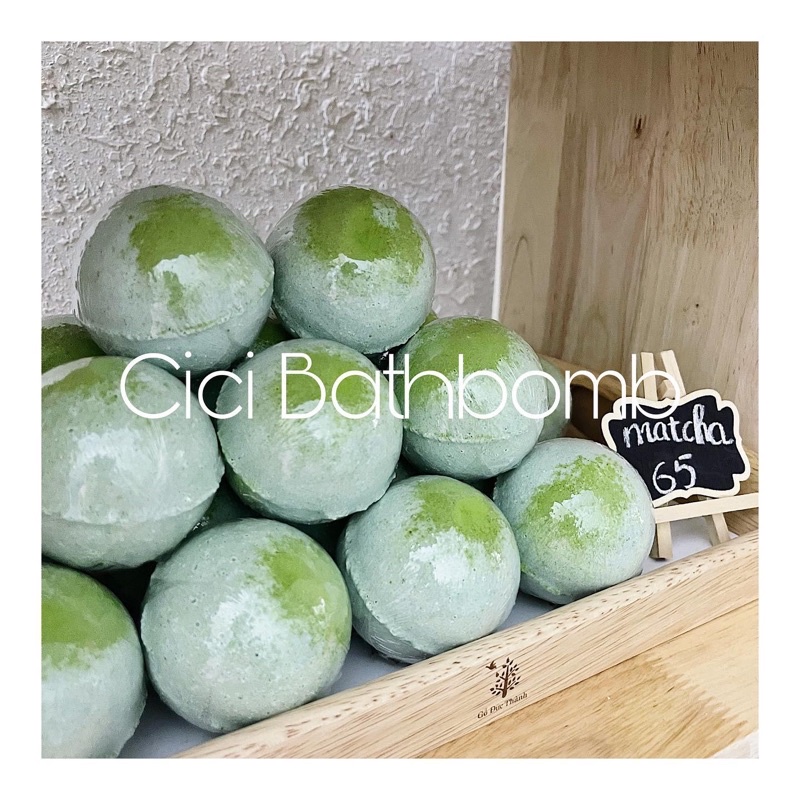 Bom tắm Trà xanh (Matcha Bath Bomb)