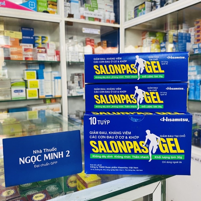 ✅[CHÍNH HÃNG] Salonpas Gel Tuýp 30g