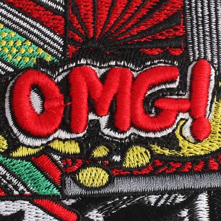 Sticker vải, patch ủi OMG siêu đẹp