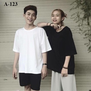 Áo Thun Tay Lỡ Trơn Phom Rộng