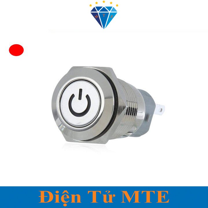 Nút Nhấn Giữ Chống Nước 12mm Có LED 3-6V