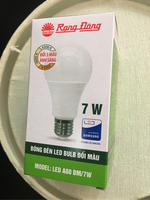 Đèn bàn led Rạng Đông D TL01MN có thể chỉnh 3 chế độ màu