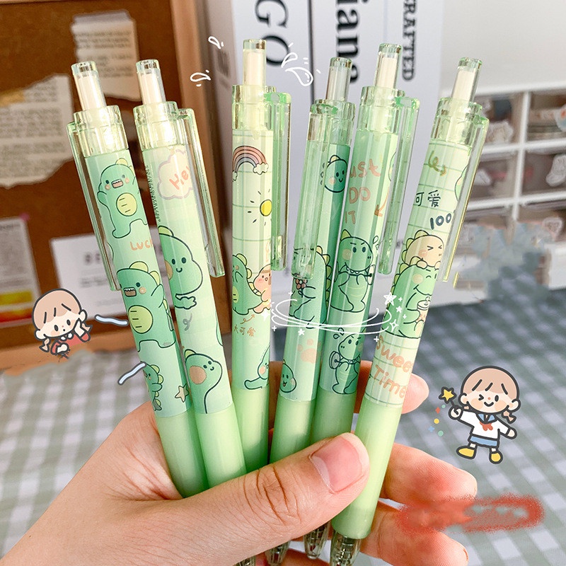 Bút Mực Gel Hình Chú Ếch Hoạt Hình Phong Cách Nhật Bản Dễ Thương Cho Học Sinh