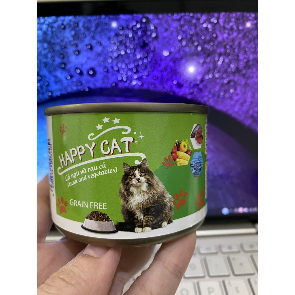 Pate cá ngừ đóng hộp Happy Cat cho mèo cưng – Boss Garden