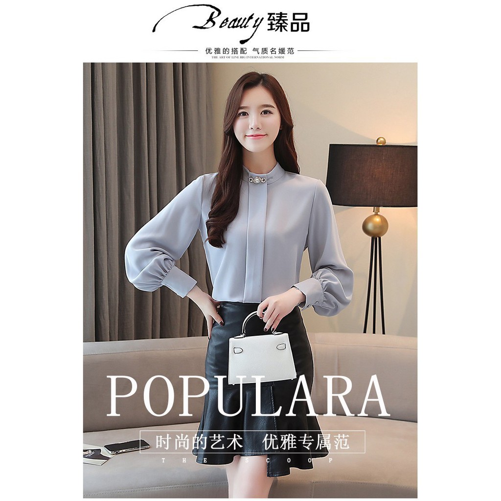 Áo sơ mi công sở ❣️FREESHIP❣️ Áo Kiểu Jammi Đính Ngọc - Hàng thiết kế chuẩn