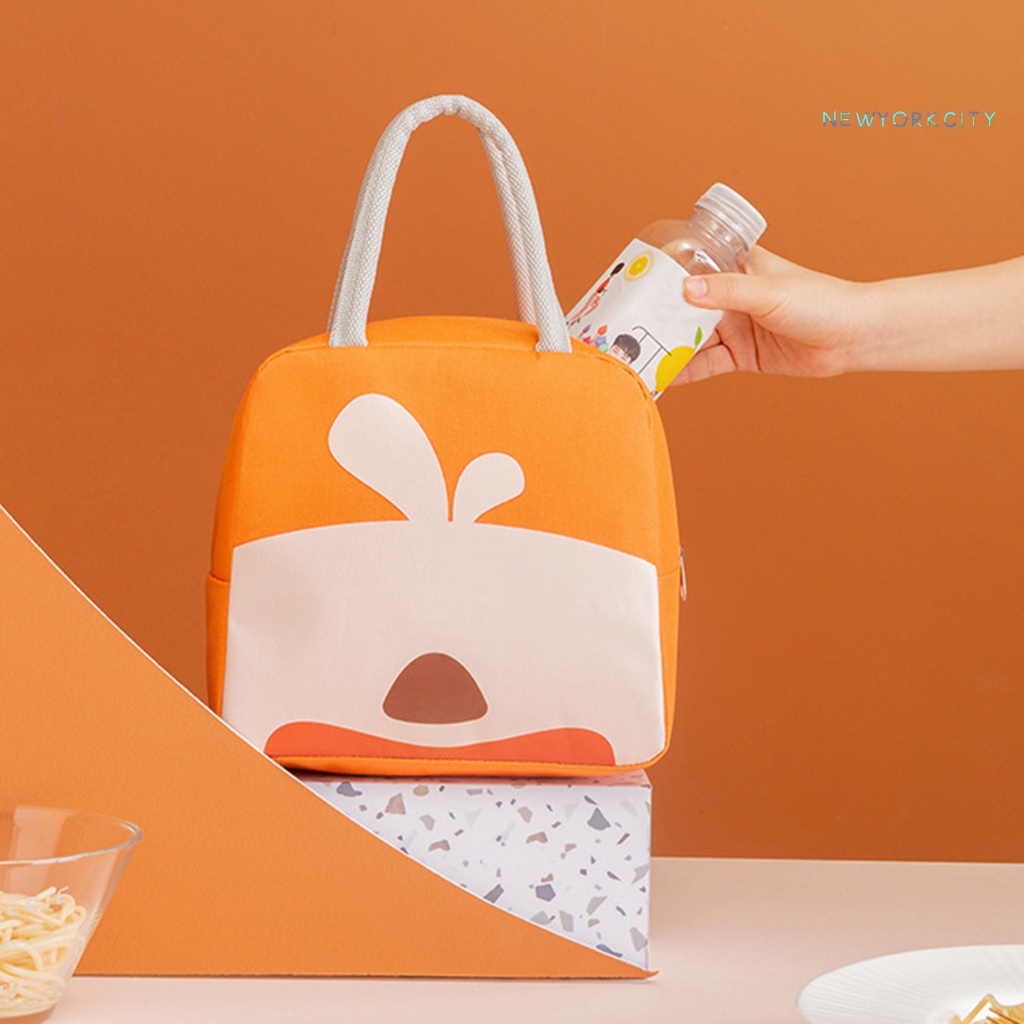 Túi Đựng Hộp Cơm Trưa NYC Lót Giấy Nhôm Dày Giữ Nhiệt Chống Thấm Nước