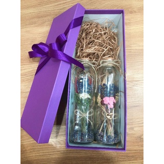 Hoa lavender trong lọ thủy tinh - hộp quà