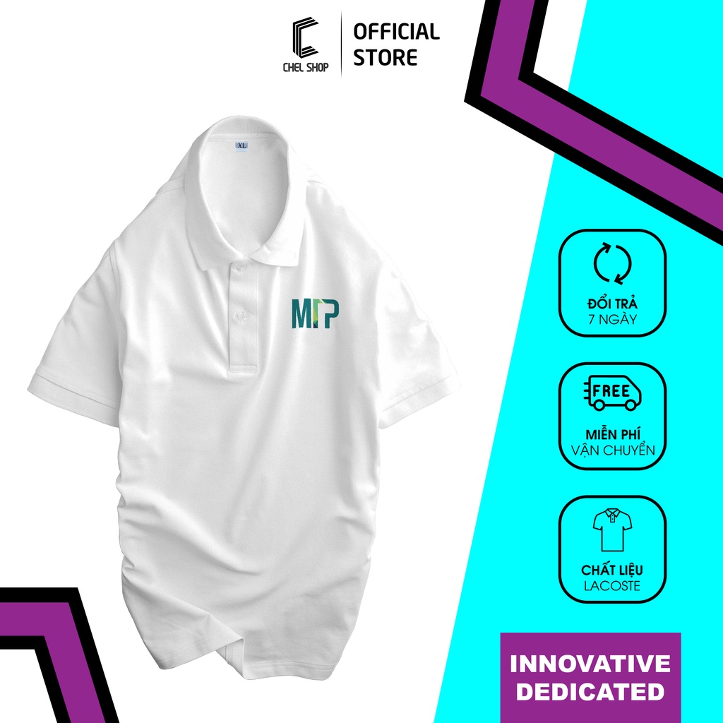 Áo polo cao cấp MTP [TRẮNG - ĐEN - XANH]