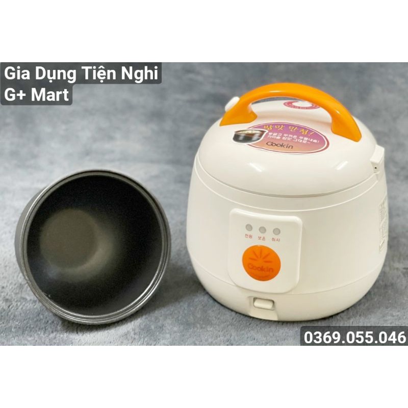 Nồi Cơm Điện Nhập Khẩu Hàn Quốc Chính Hãng COOKIN RMNA10 Lòng gang Chống Dính 1,0L - giadungtiennghigmart