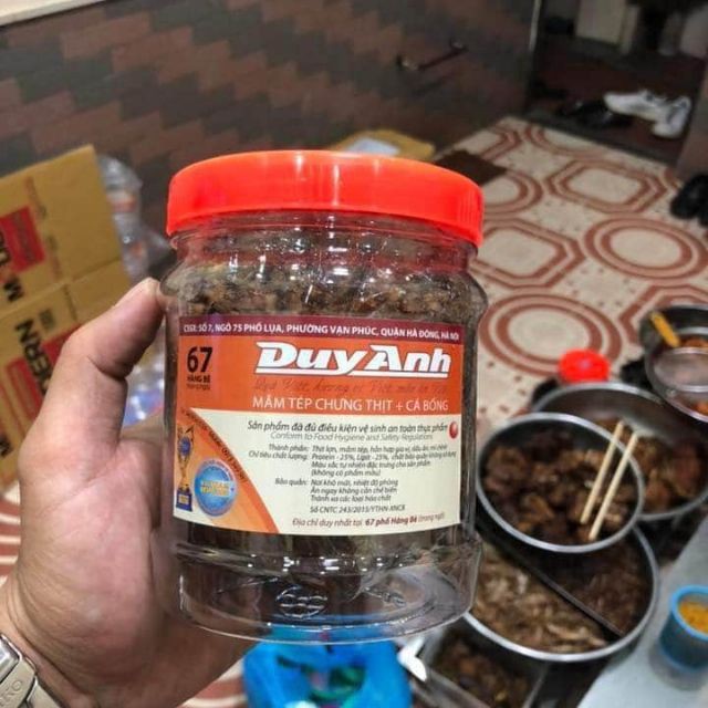 Mắm Tép Chưng Thịt Duy Anh Phố Hàng Bè Hộp 500g