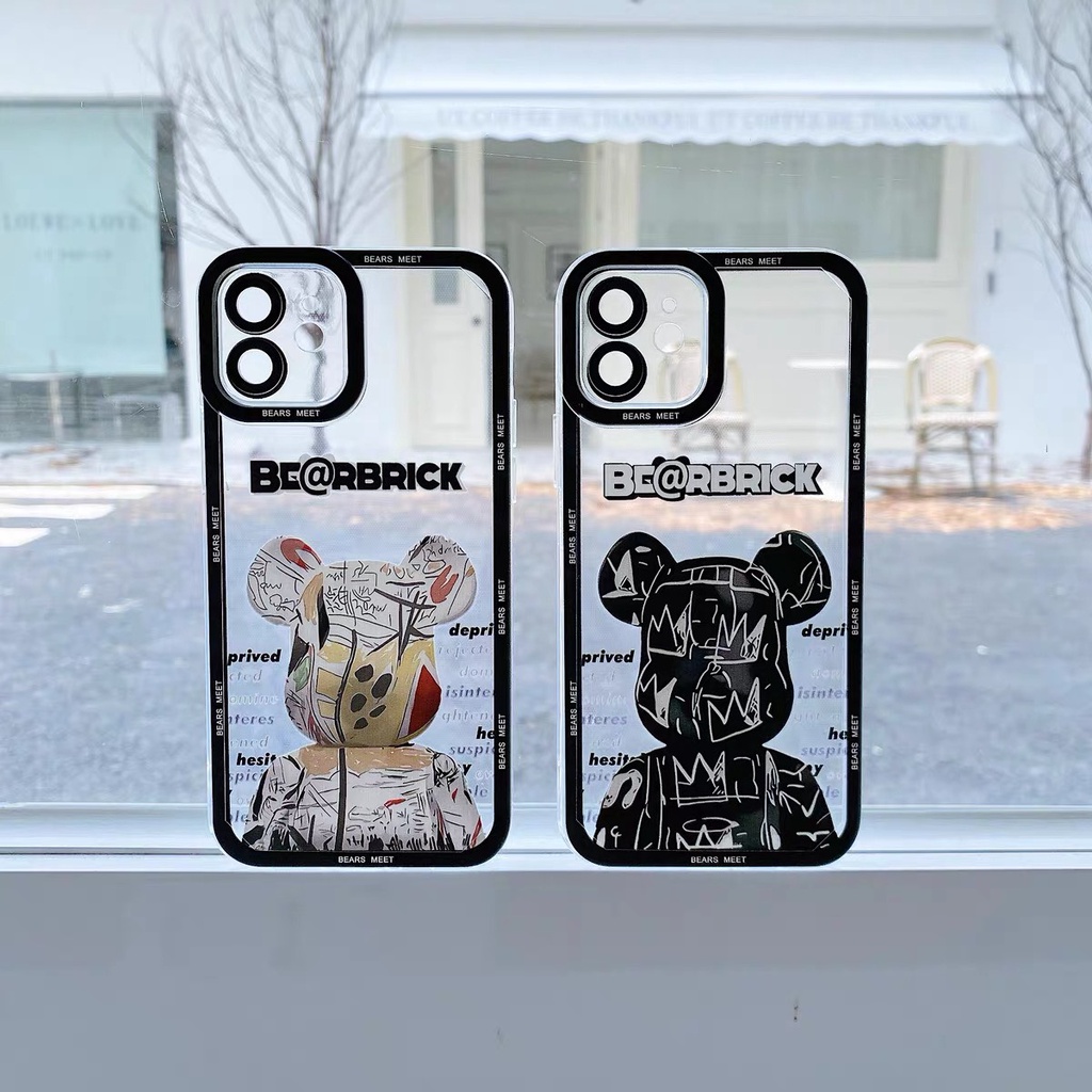 Ốp lưng iphone B@R viền nổi trong cạnh vuông 6/6plus/6s/6splus/7/7plus/8/8plus/x/xr/xs/11/12/13/pro/max/plus/promax