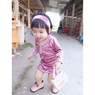 Đầm Body bé gái (ảnh, video thật)