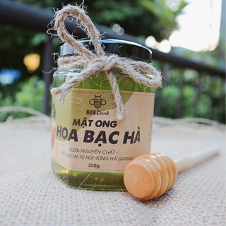 [FREESHIP] Mật Ong Bạc Hà Hà Giang Nguyên Chất 100%.Thương hiệu Beeloved, Hũ 250 Gram