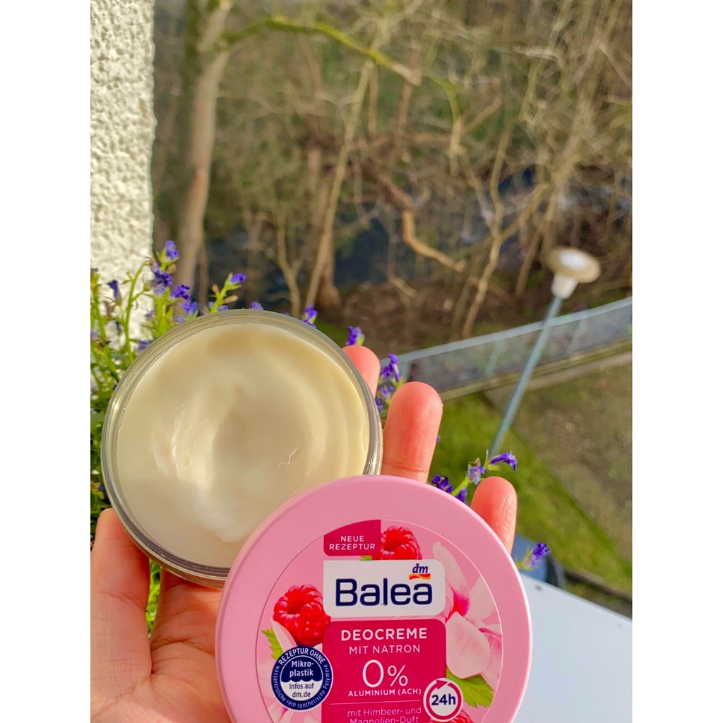 Sáp khử mùi hôi nách chứa Baking Soda làm sáng da - Balea Deocreme