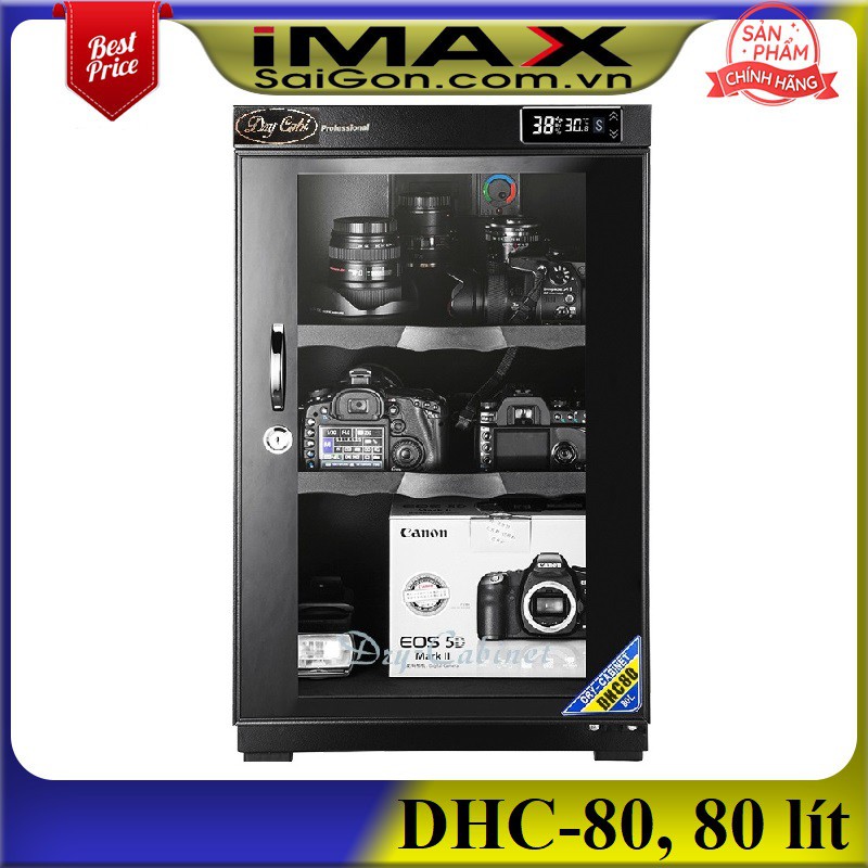 Tủ chống ẩm DryCabi DHC80, 80 lít Hàng chính hãng