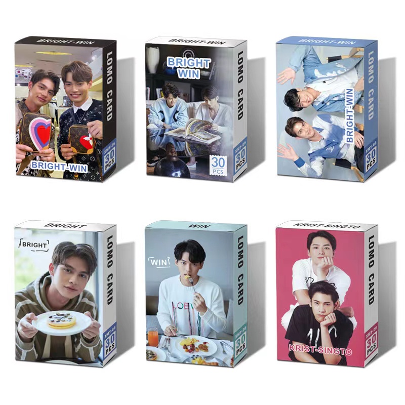 THAI BOYS Taynew, Offgun, KristSingto, BrightWin ,YinWar, MewGulf , BillkinPP, BounPrem Photocard Lomo Card