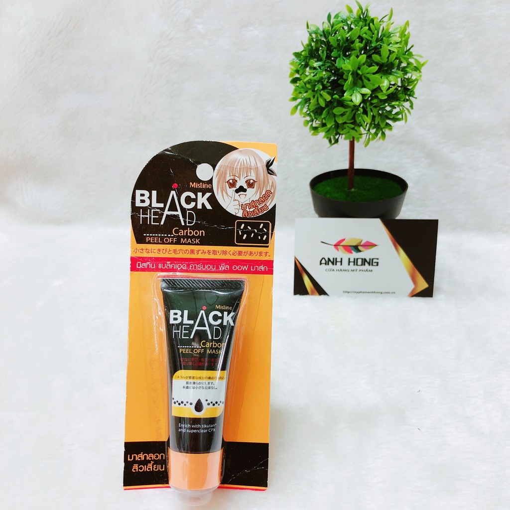 Mặt Nạ Than Lột Mụn Cám Mistine Black Head Carbon