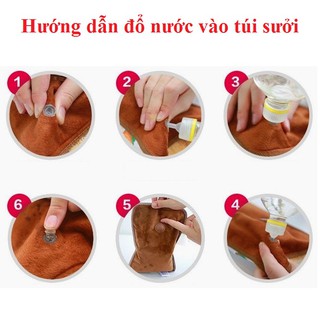 Túi Sưởi Ấm Chân Tay Mini Hình Thú