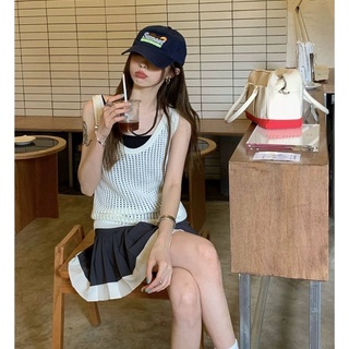 Áo ba lỗ len mỏng
