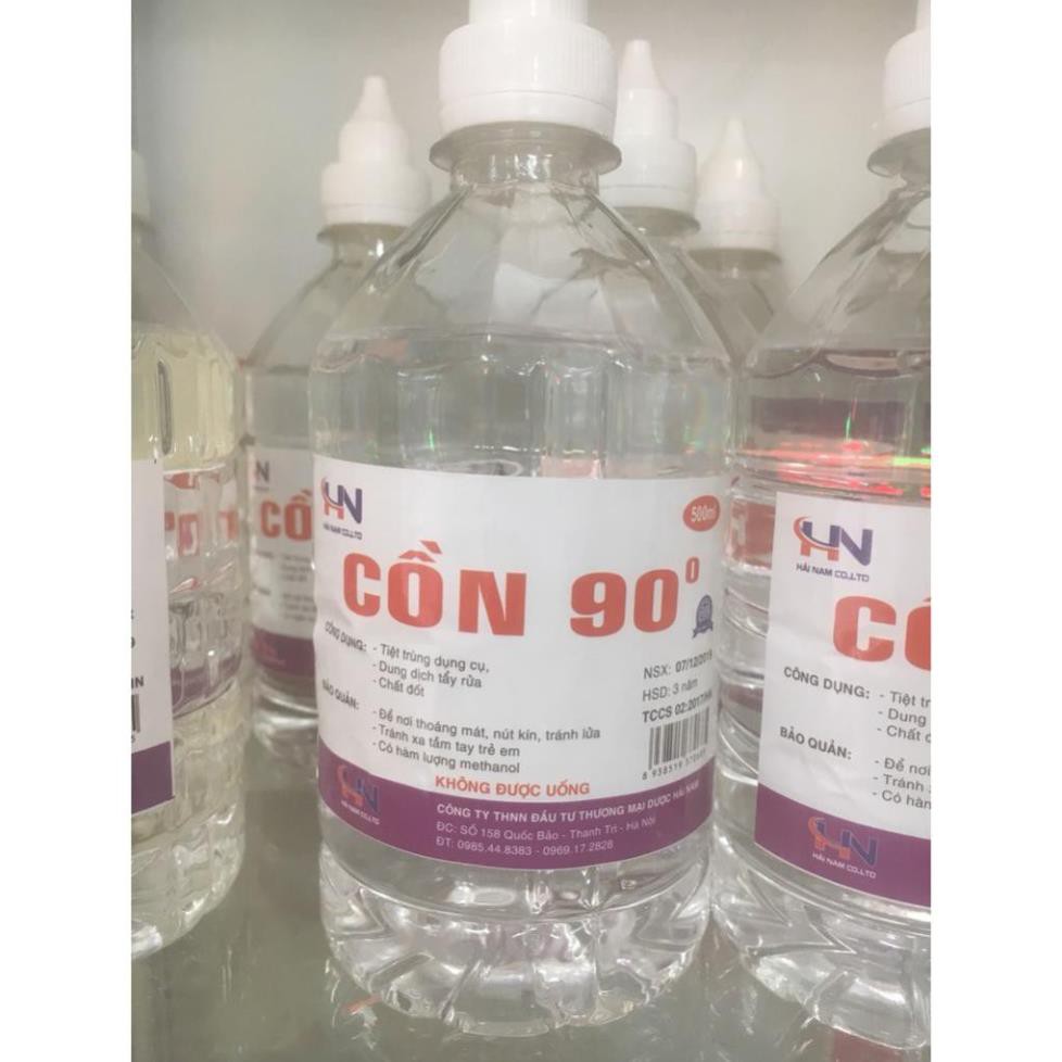 CỒN 90 ĐỘ SÁT KHUẨN  500ML