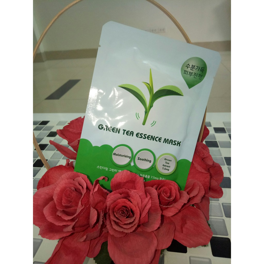 MẶT NẠ SKINDIGM GREEN TEA ESSENCE MASK