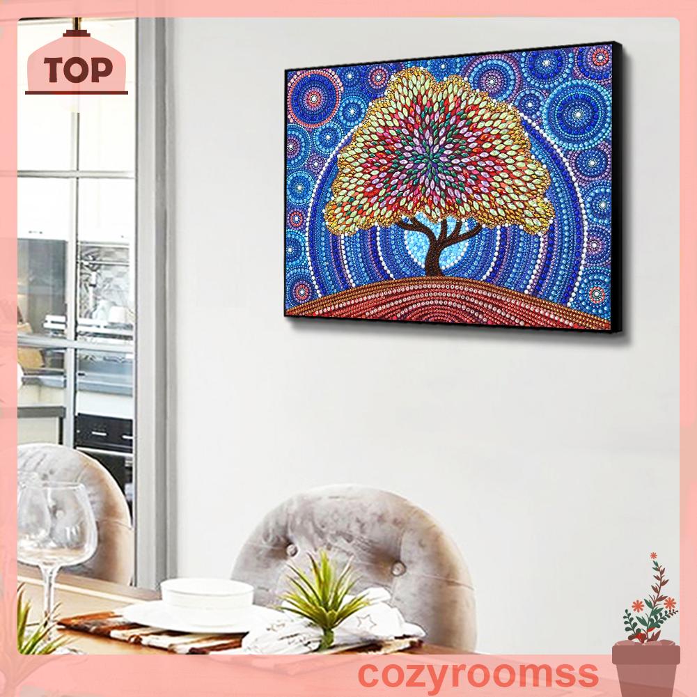 Tranh đính đá hình cây lớn yk069