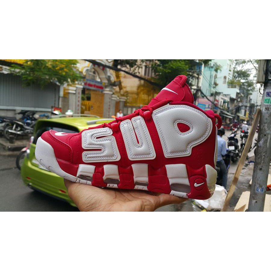Giày Uptempo x Supreme Đỏ (Ảnh thực shop chụp 100%)