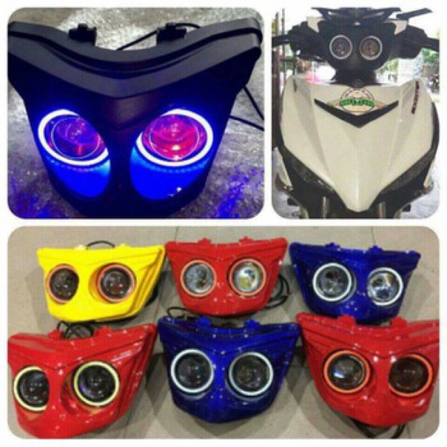 Đèn pha mắt mèo cho ex 150