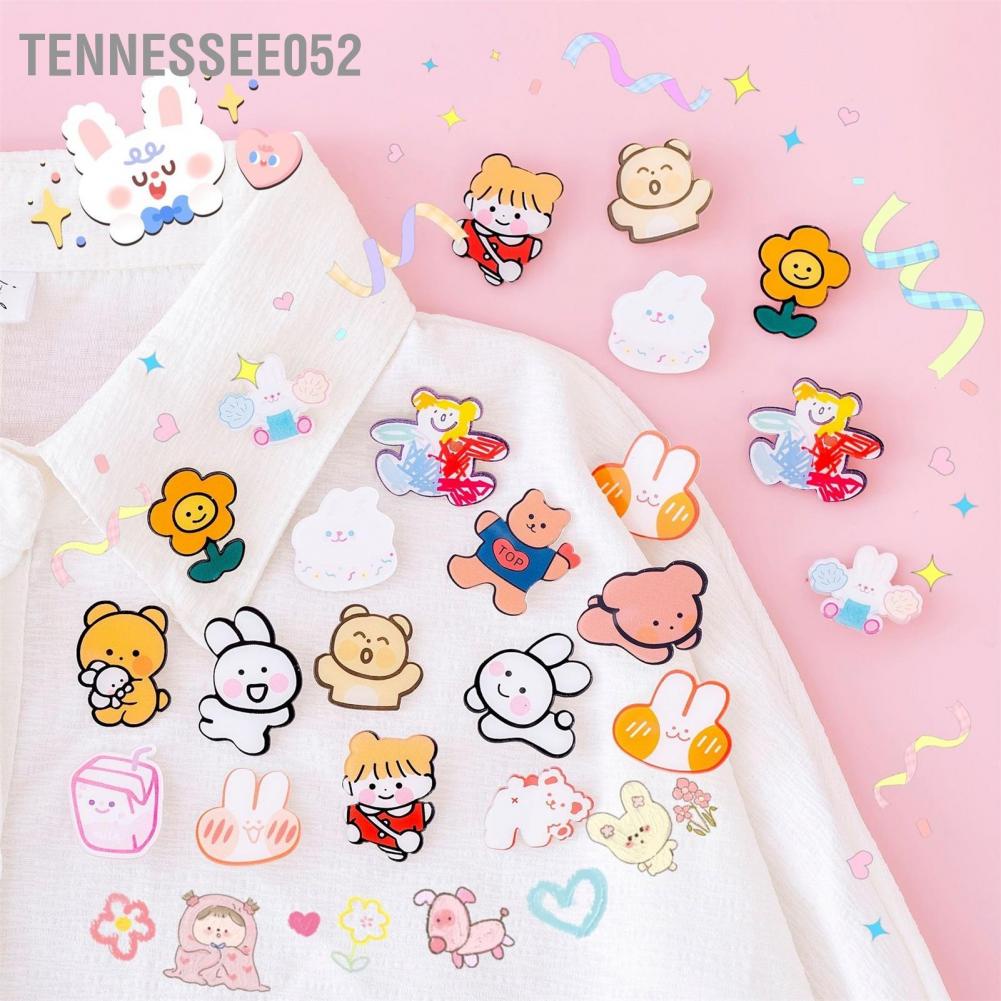 Ghim Cài Áo Bằng Acrylic Hình Cô Gái Hoạt Hình Tennessee052