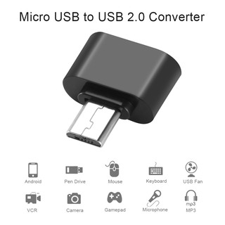 Đầu chuyển đổi otg micro usb sang usb 2.0 thông minh