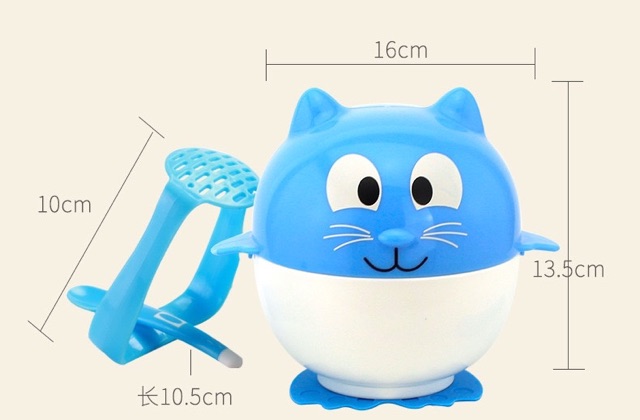 Bộ dụng cụ chế biến ăn dặm hình thú hãng Misuta ms55115