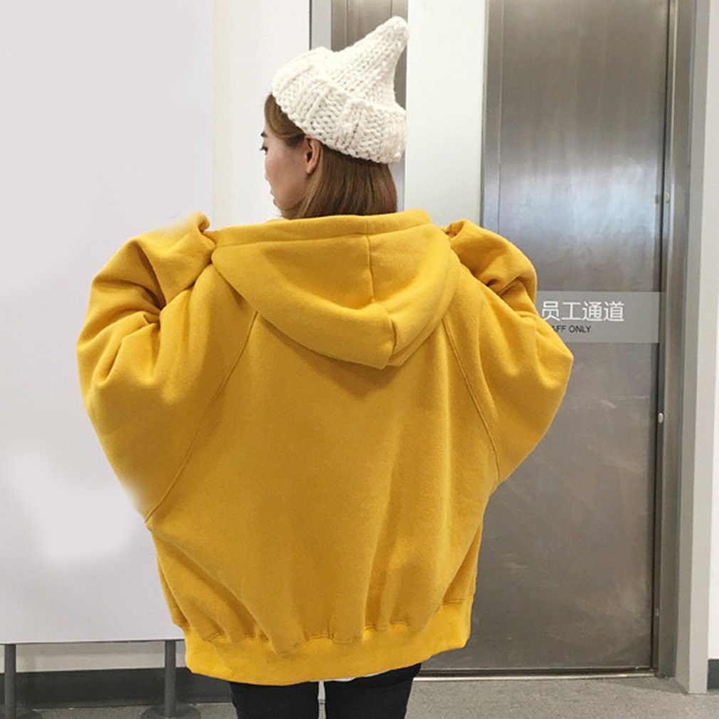 Áo hoodie nữ from rộng tay cánh dơi | BigBuy360 - bigbuy360.vn