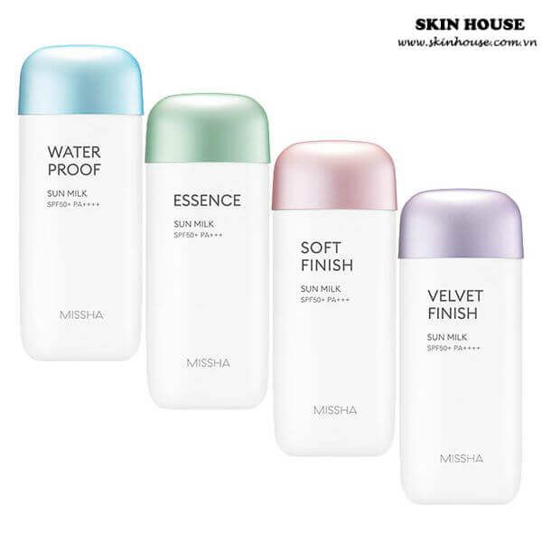 Kem chống nắng Missha Soft Finish Sun Milk SPF50+/PA+++70ml