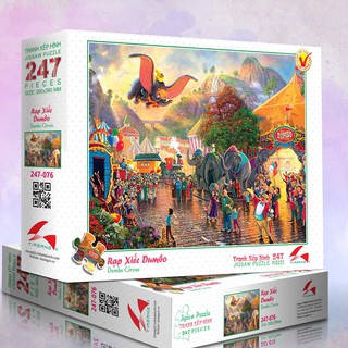 Tranh xếp hình 247 mảnh - Rạp Xiếc Dumbo (247-076)