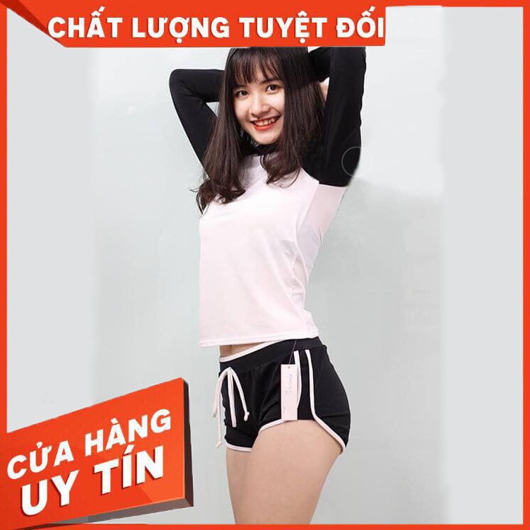 Bikini Tay Dài, Bộ Bơi Nữ Đơn Giản Và Tinh Tế (Bộ Sưu Tập Đồ Bơi ) | BigBuy360 - bigbuy360.vn