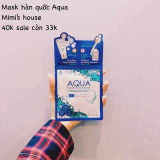 COMBO 13 MIẾNG MẶT NẠ AQUA HÀN QUỐC