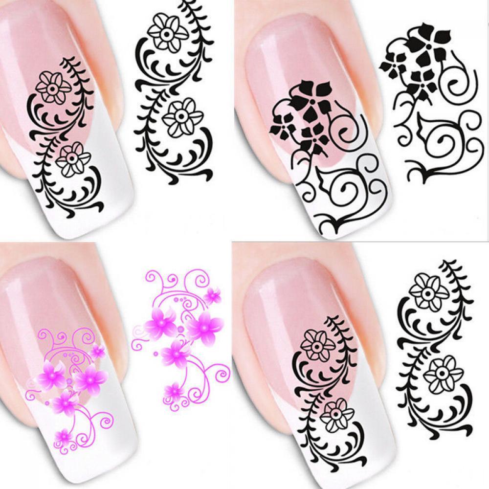 Set 50 Sticker Hoa 3D Dán Trang Trí