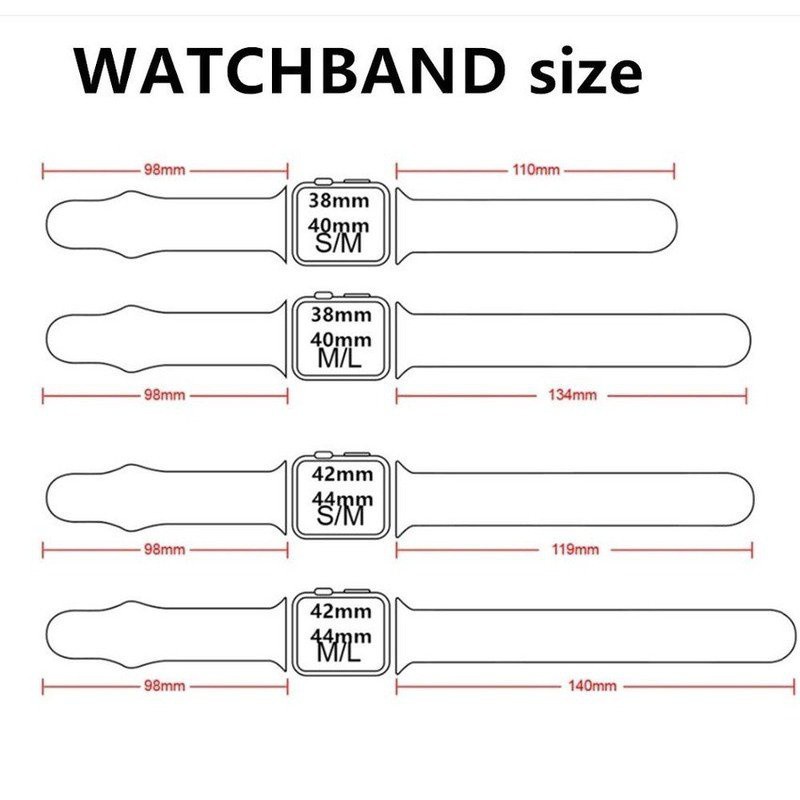 Dây Đeo Thể Thao Bằng Silicone Mềm 2021 Cho Đồng Hồ Apple Watch 38mm 42mm 40mm 44mm Series 6 Se 5 4 3 2 1