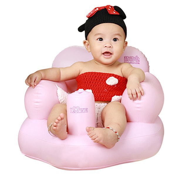 [FREESHIP] GHẾ HƠI TẬP NGỒI CHO BÉ BABY NHIỀU HÌNH - CÓ LỖ THOÁT KHÍ [HCM]