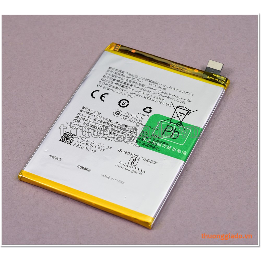 Pin BLP707 Cho Điện Thoại Oppo F11 Zin Máy - Bảo hành 6 tháng
