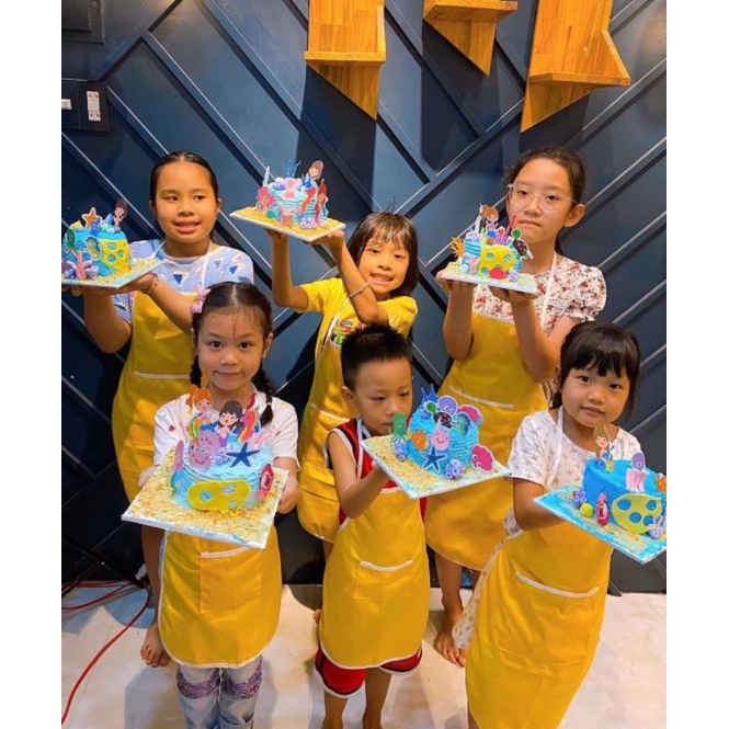 Tạp dề trẻ em ( Không kèm mũ)