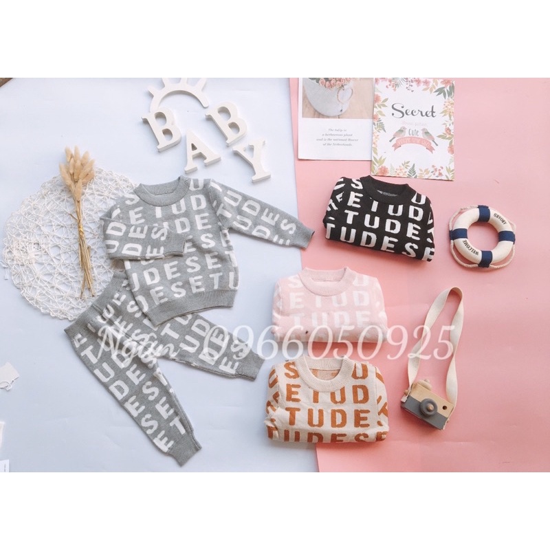 Bộ Len Size To Cho Bé Trai size 80-110