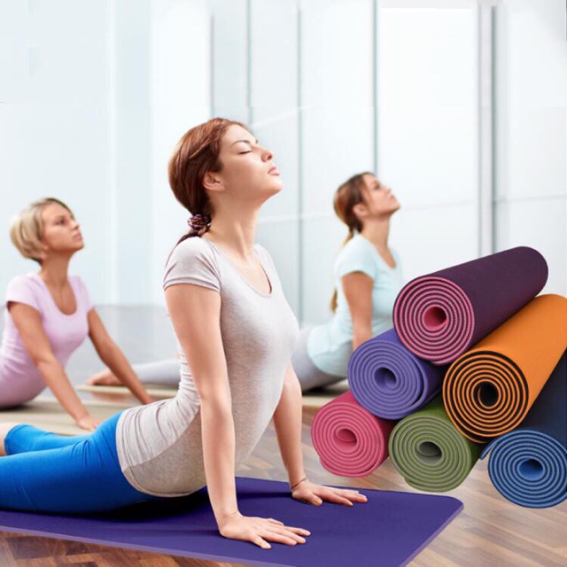 Thảm tập yoga 2 lớp chất liệu tự nhiên!